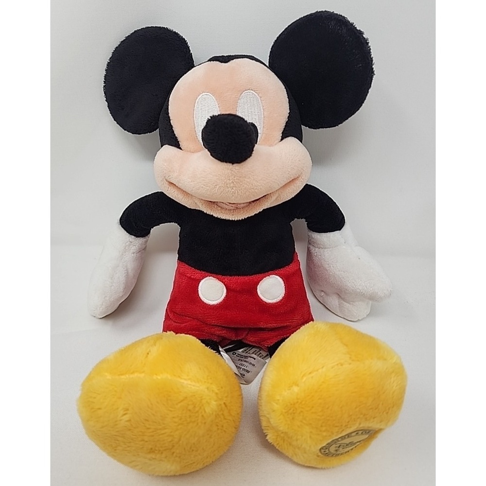 Disney Store Original Authentic Genuine Mickey Mouse Plush Toy 13" - Used